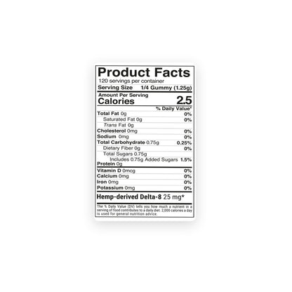100mg Delta 8 Gummies - Fruity Blend - Chill Extreme