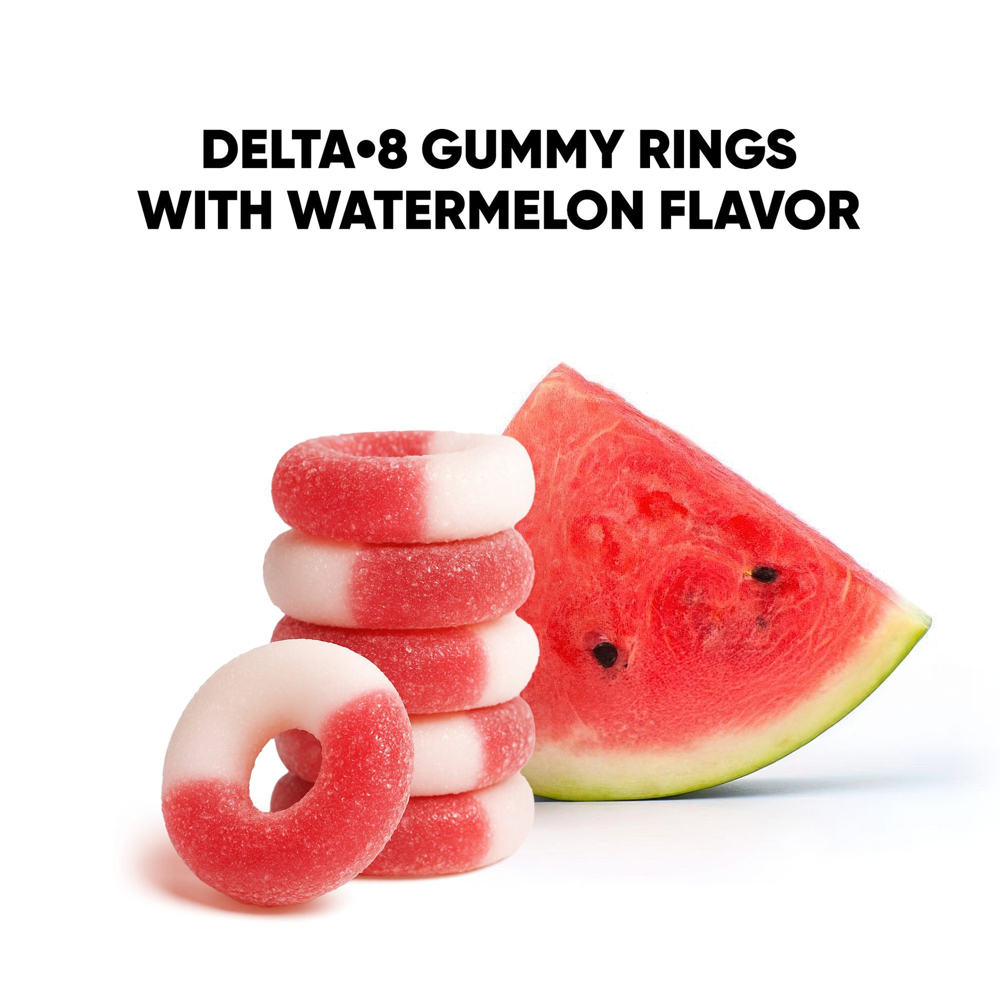 100mg Delta 8 Gummies - Sour Watermelon Rings - Chill Extreme