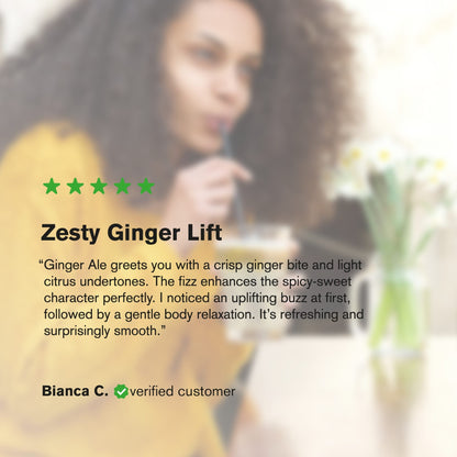 100mg Ginger Ale THC Seltzer - D9 Nano - Fresh