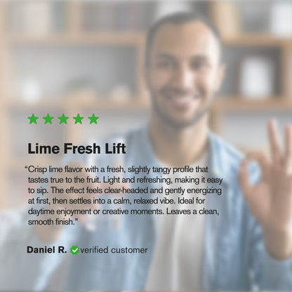 100mg Lime THC Seltzer - D9 Nano - Fresh