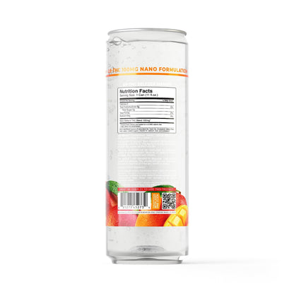 100mg Mango THC Seltzer - D9 Nano - Fresh