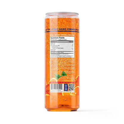 100mg Orange Candy Pop THC Seltzer - D9 Nano - Fresh