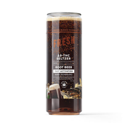 100mg Root Beer THC Seltzer - D9 Nano - Fresh
