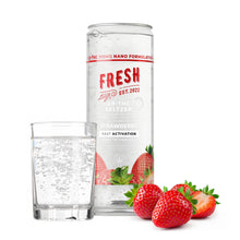 100mg Strawberry THC Seltzer - D9 Nano - Fresh