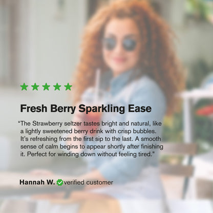 100mg Strawberry THC Seltzer - D9 Nano - Fresh