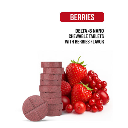 10mg D8 Nano Tablets - Berries