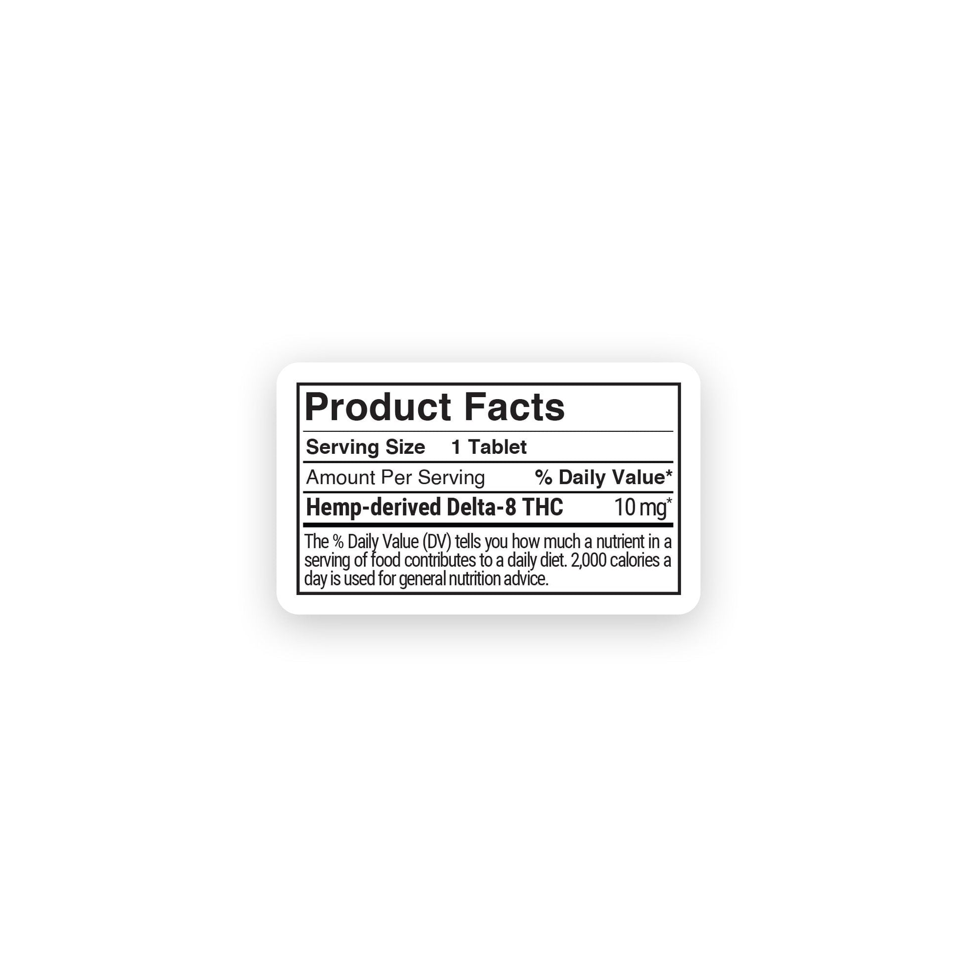 10mg D8 Nano Tablets - Berries