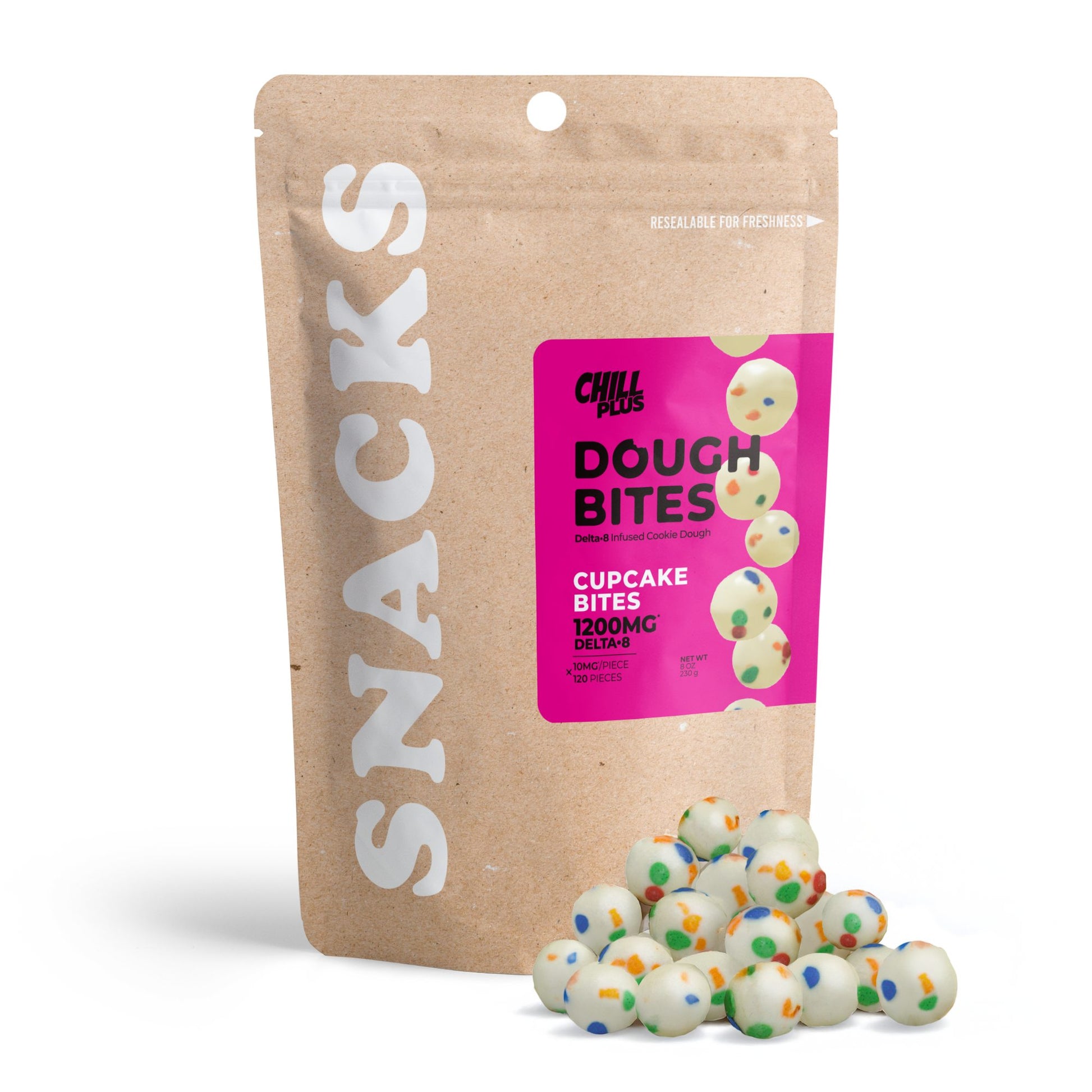 10mg Delta 8 Dough Bites - Cupcake Bites - Chill Plus
