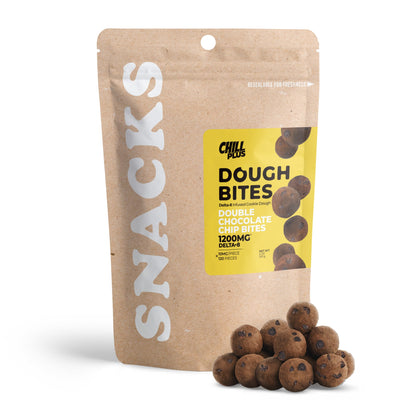 10mg Delta 8 Dough Bites - Double Chocolate Chip Bites - Chill Plus