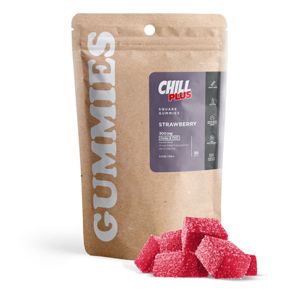 10mg Delta 9 Gummies - Strawberry - Chill Plus