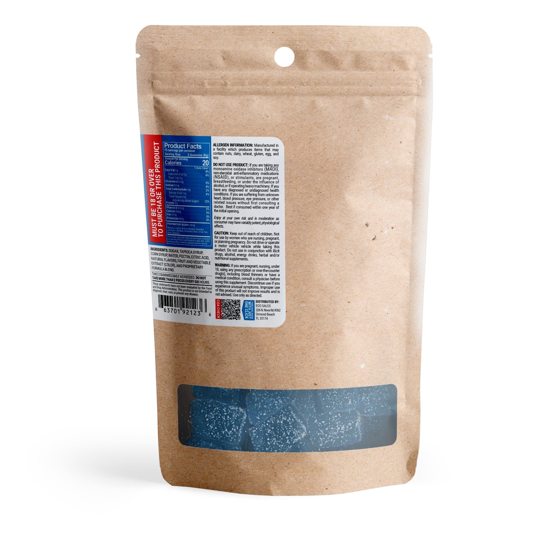 10mg Terpene Gummies - Blueberry - Terps Gummies