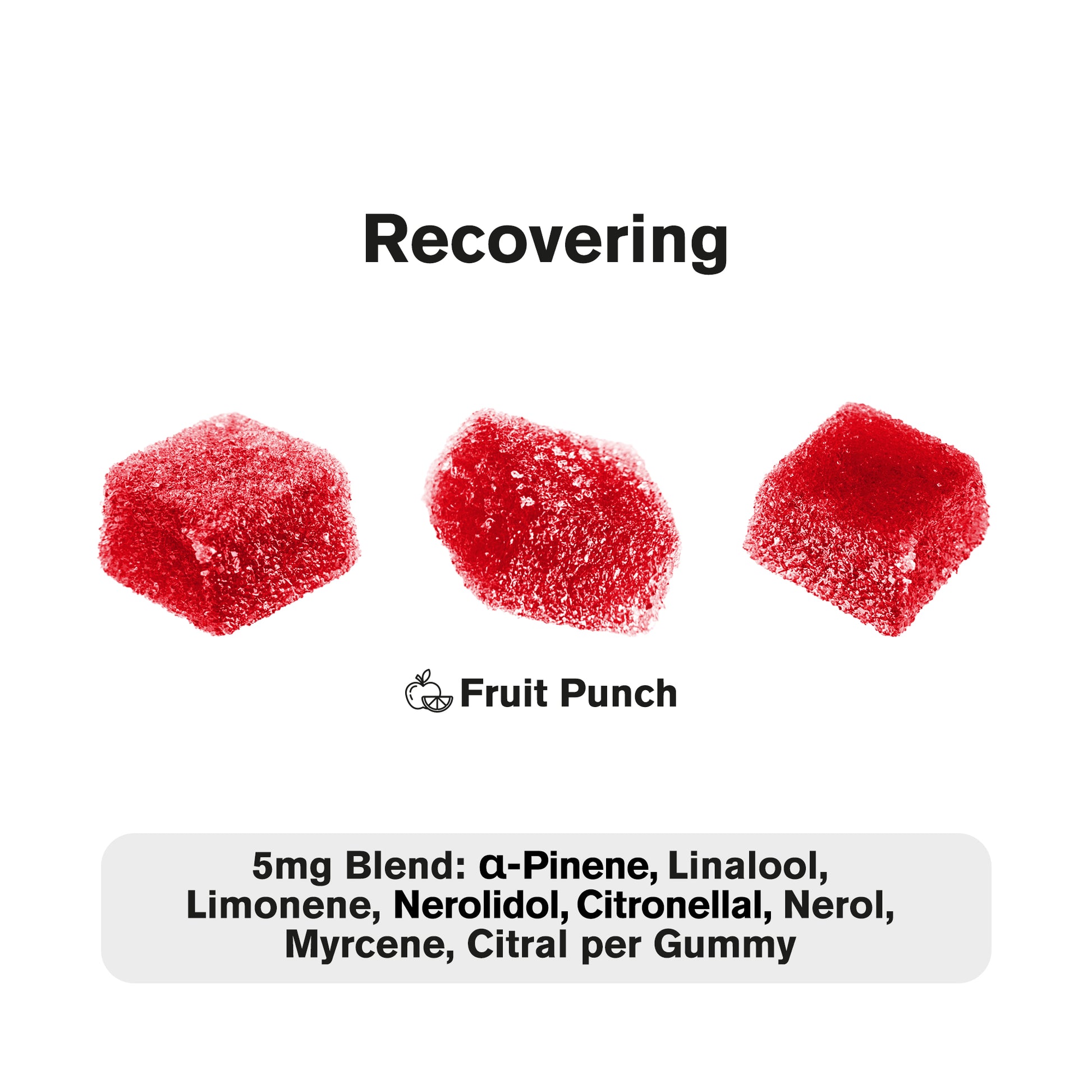 10mg Terpene Gummies - Fruit Punch - Terps Gummies