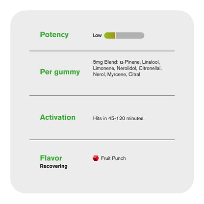 10mg Terpene Gummies - Fruit Punch - Terps Gummies