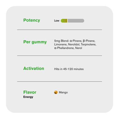 10mg Terpene Gummies - Mango - Terps Gummies