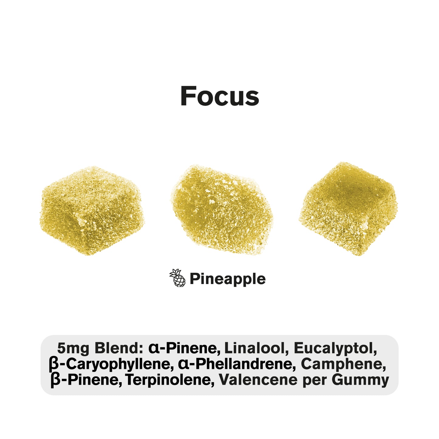 10mg Terpene Gummies - Pineapple - Terps Gummies