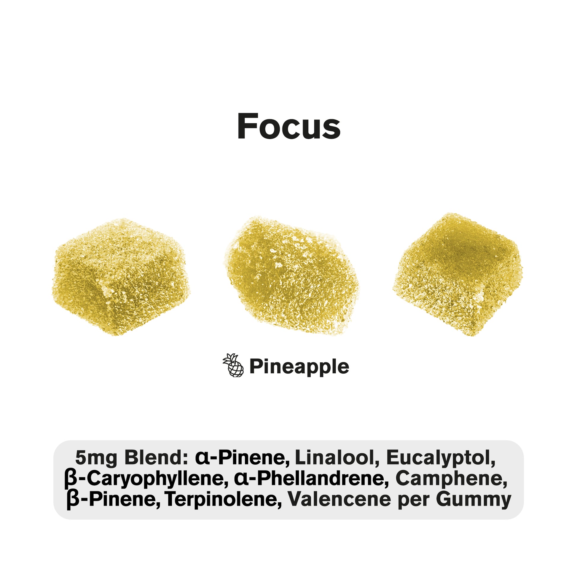 10mg Terpene Gummies - Pineapple - Terps Gummies