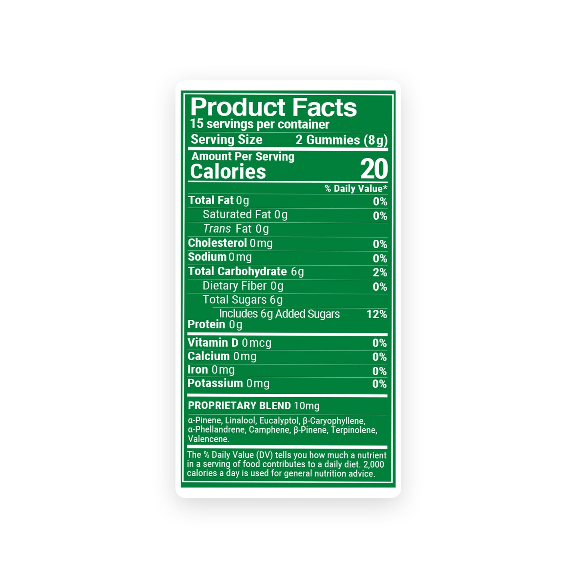 10mg Terpene Gummies - Pineapple - Terps Gummies