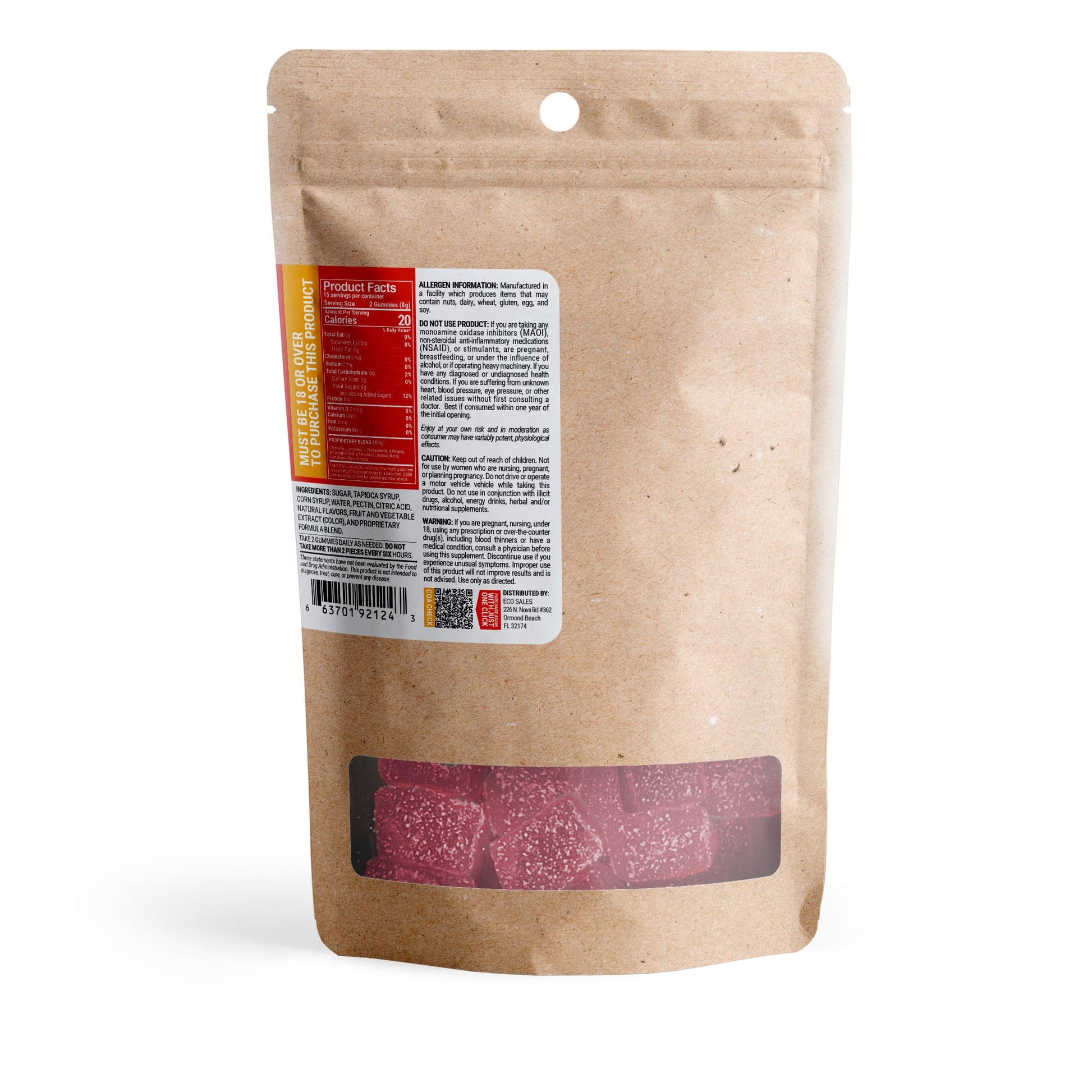 10mg Terpene Gummies - Watermelon - Terps Gummies