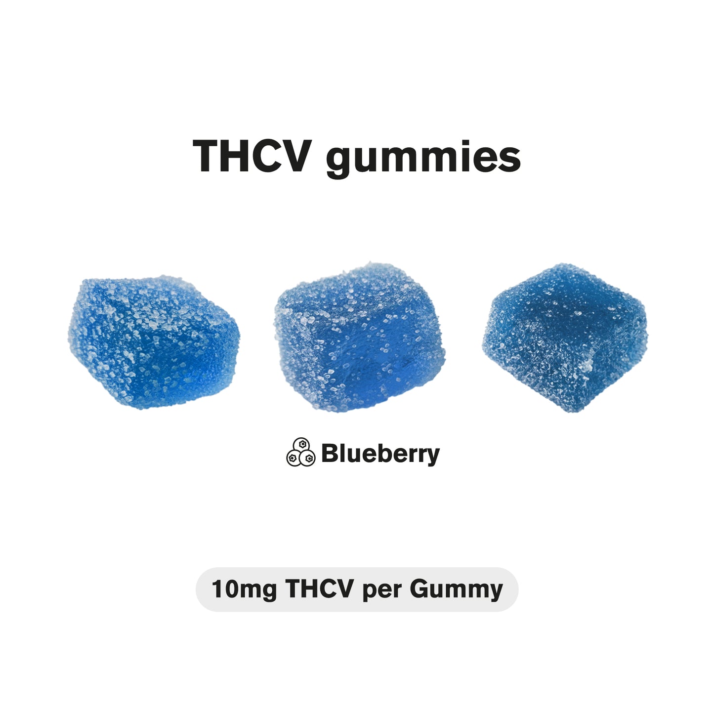 10mg THCV Gummies - Blueberry - Chill Extreme