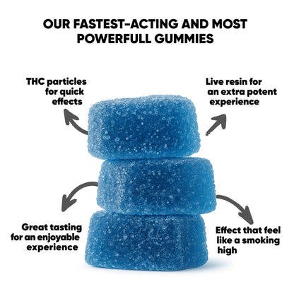 10mg THCV Gummies - Blueberry - Chill Extreme