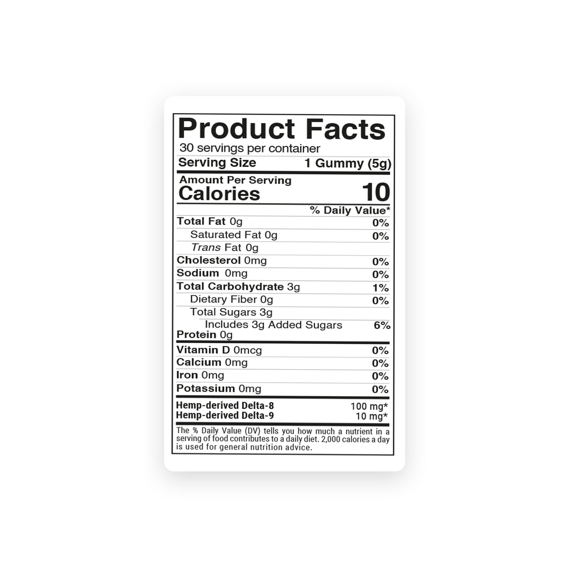 110mg D8 & D9 Gummies - Mixed Fruits - Chill Extreme