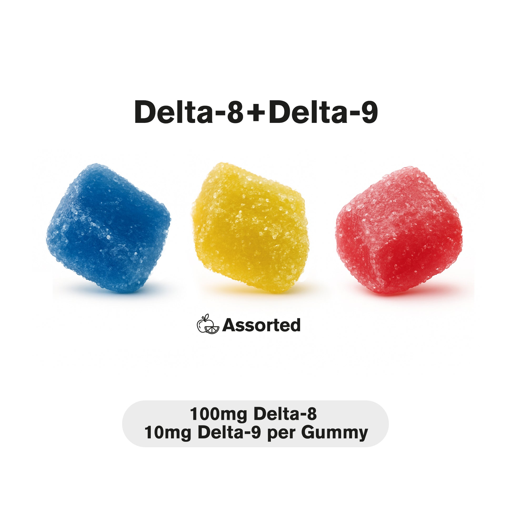 110mg D8 & D9 Gummies - Mixed Fruits - Chill Extreme