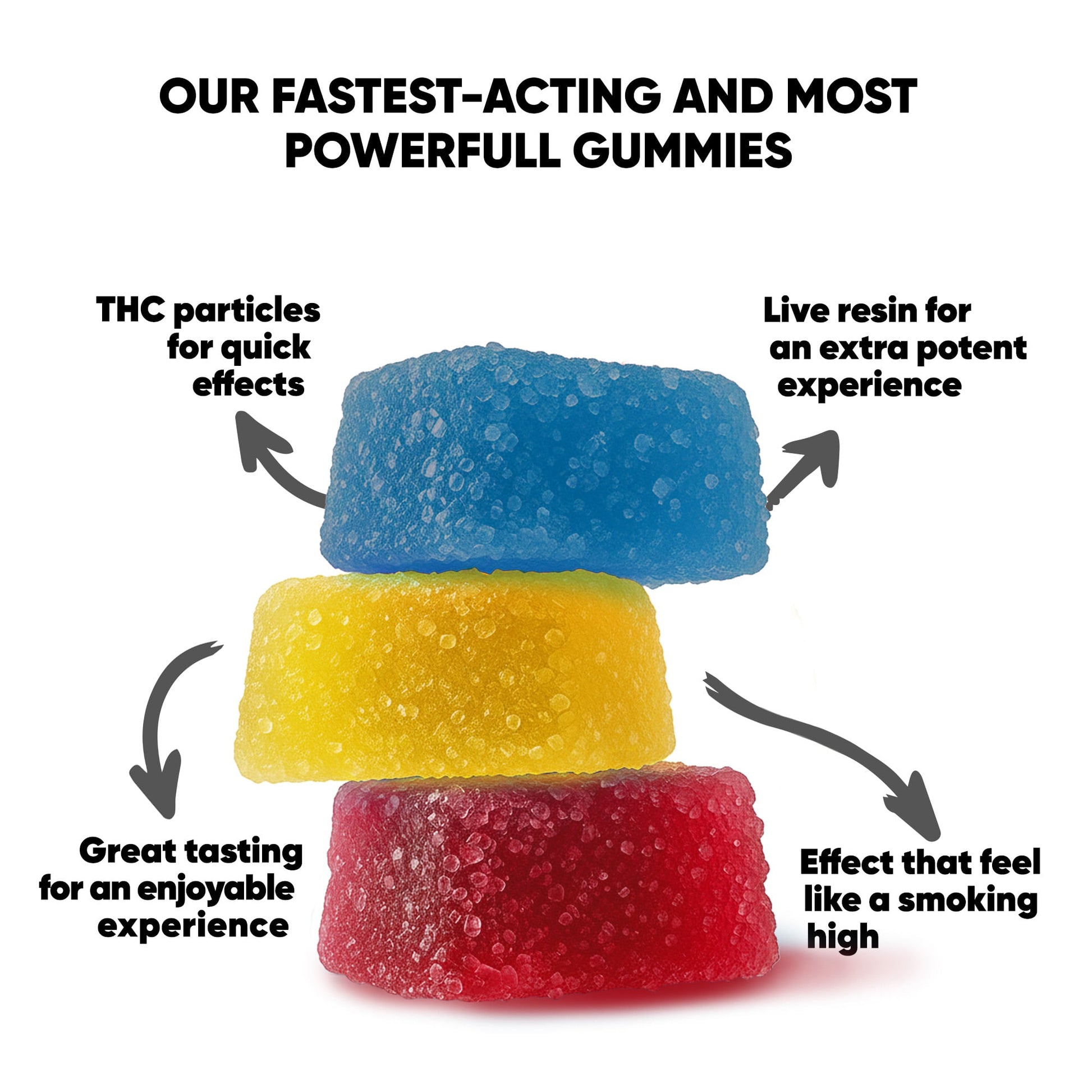 110mg D8 & D9 Gummies - Mixed Fruits - Chill Extreme