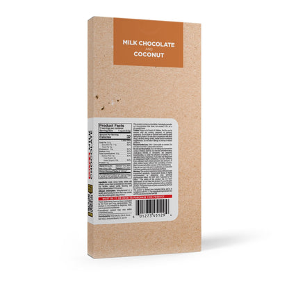 1,200mg Milk Chocolate & Coconut Flakes Bar – Delta 8 – Chill Plus