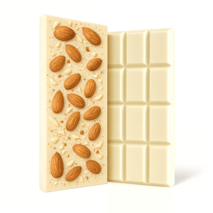 1,200mg White Chocolate & Almonds Bar - Delta 8 - Chill Plus