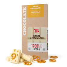 1,200mg White Chocolate & Pretzels Bar - Delta 8 - Chill Plus