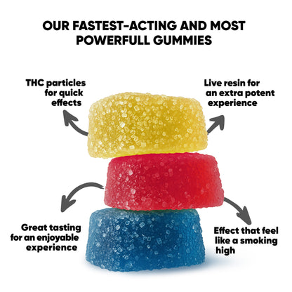 150mg D8 & D9 Gummies - Mixed Fruits - Chill Extreme