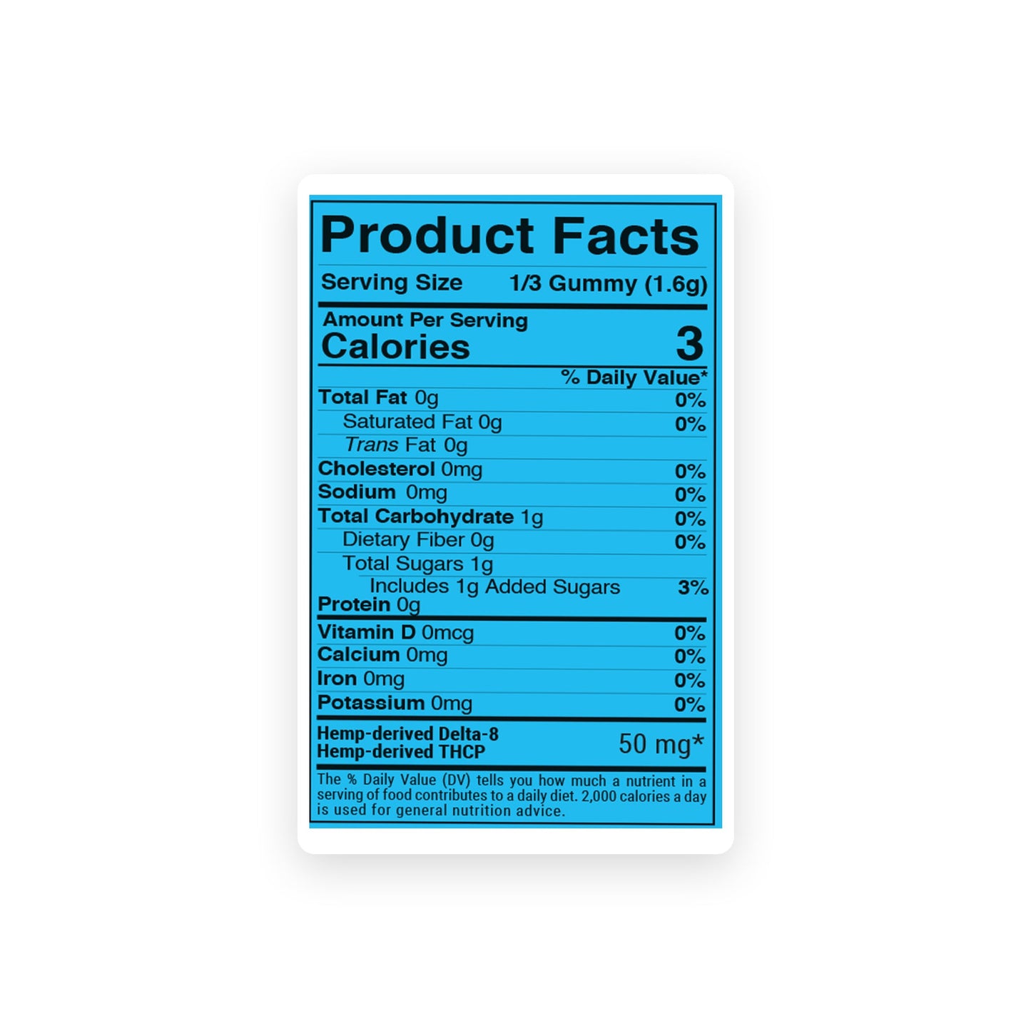 150mg D8 & THCP Gummies - Tropical Mix - Chill Extreme