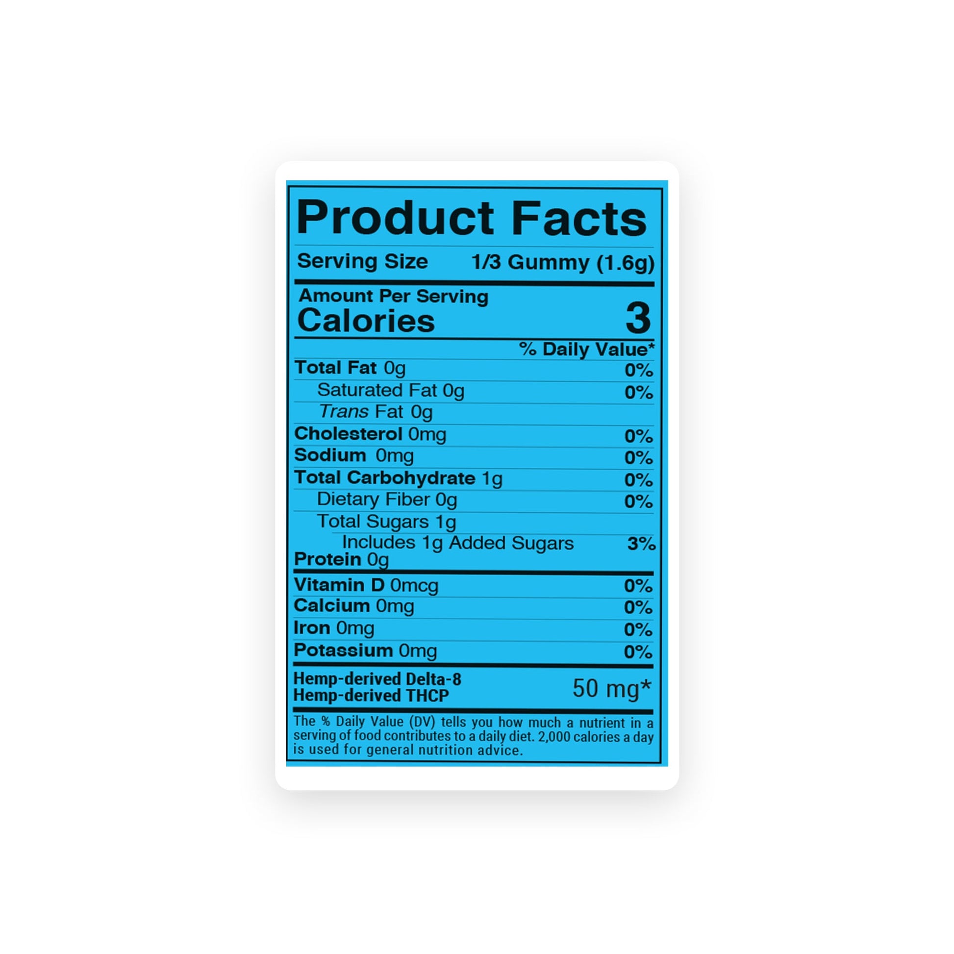 150mg D8 & THCP Gummies - Tropical Mix - Chill Extreme