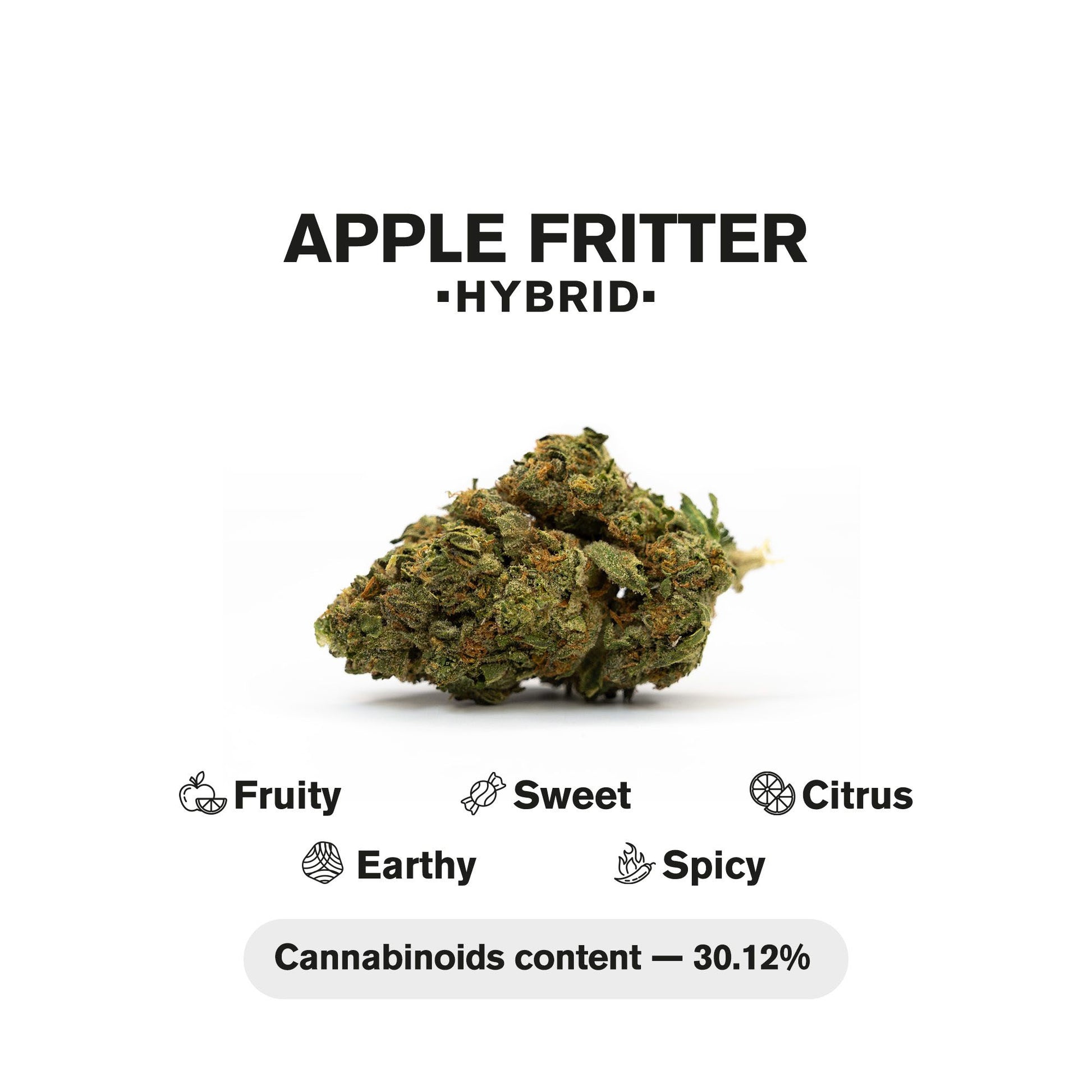 1.5g Apple Fritter King Size Pre-Roll - Hybrid - THCA