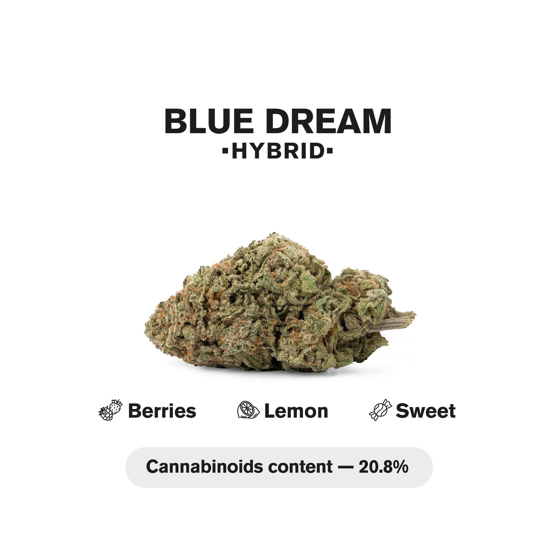 1.5g Blue Dream King Size Pre-Roll - Hybrid - THCA