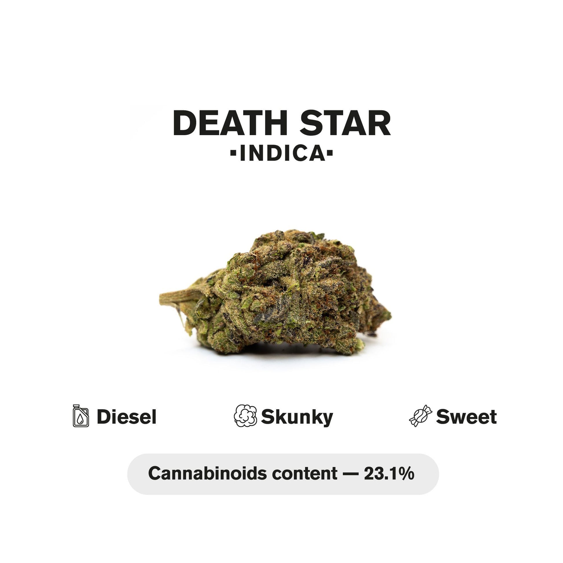 1.5g King Size Pre-Roll - Death Star - Indica - THCA