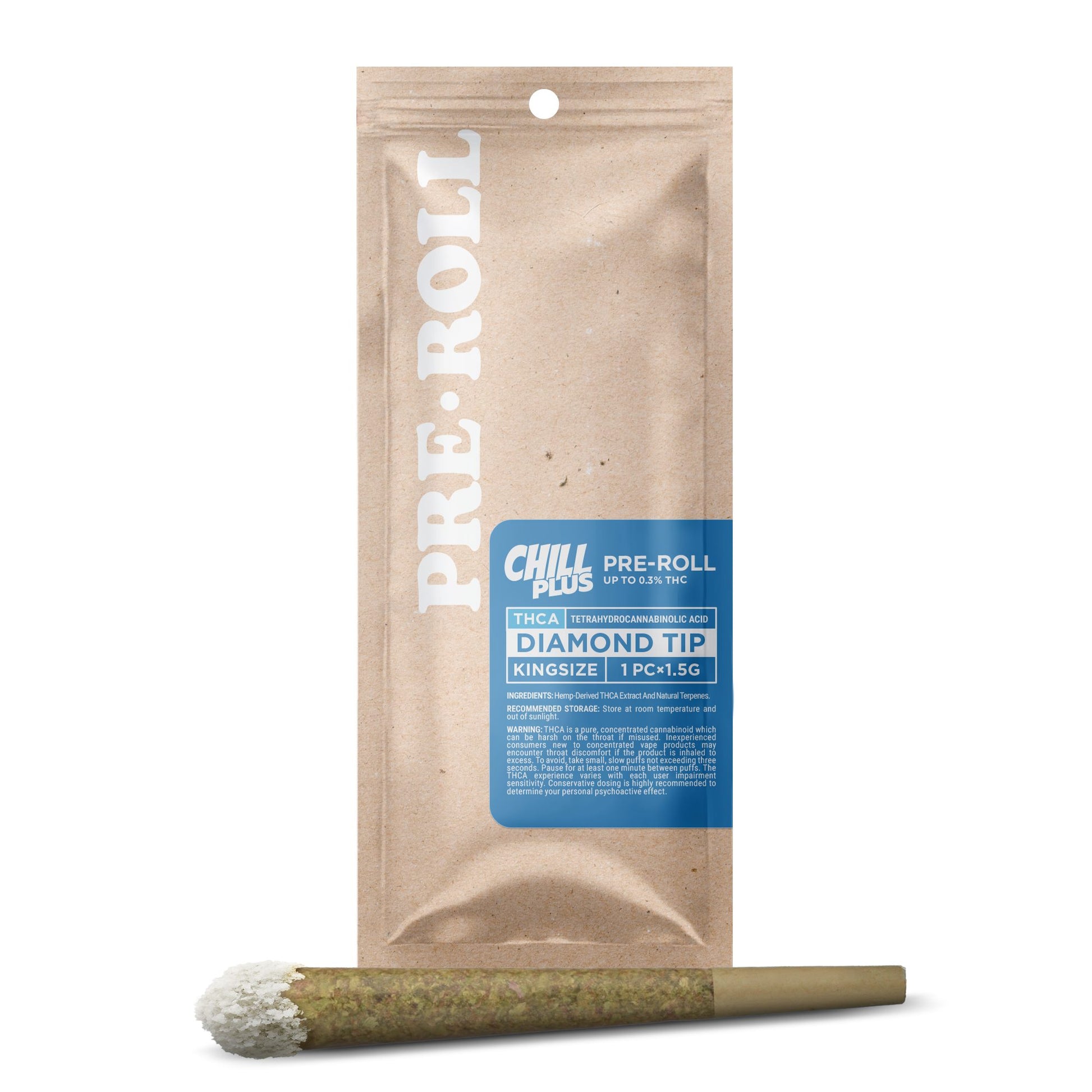1.5g Diamond Tip Pre-Roll - Sativa Blend - THCA
