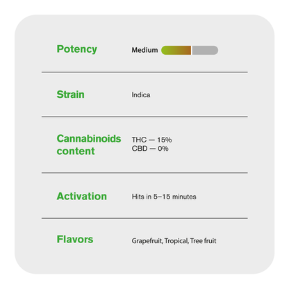1.5g Forbidden Fruit Strain King Size Pre-Roll - Indica - THCA
