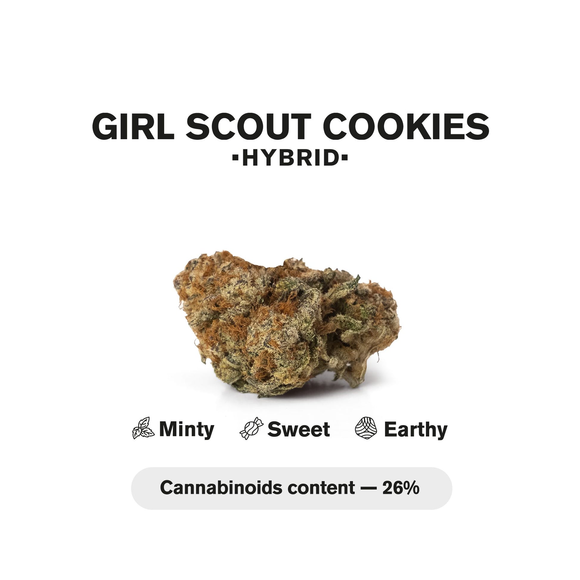 1.5g Girl Scout Cookies King Size Pre-Roll - Indica - THCA