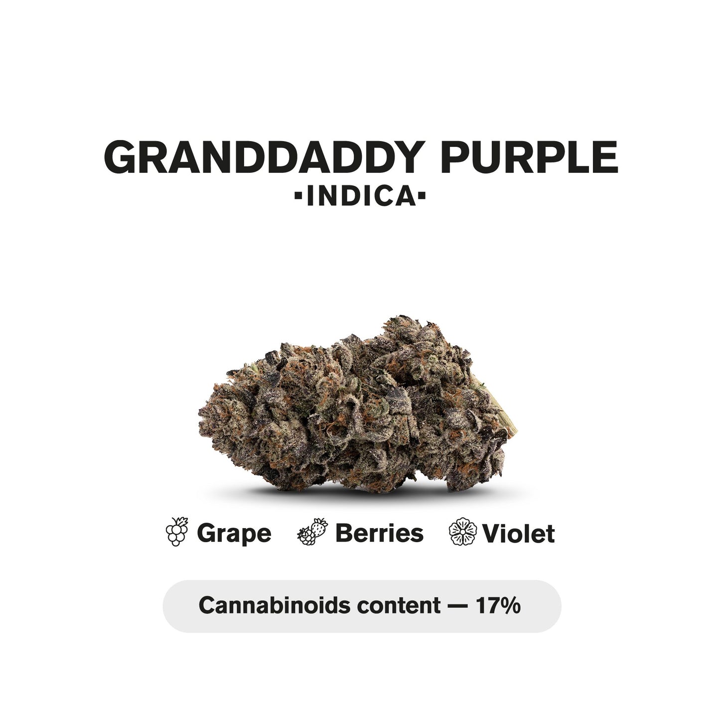 1.5g GrandDaddy Purp King Size Pre-Roll - Indica - THCA