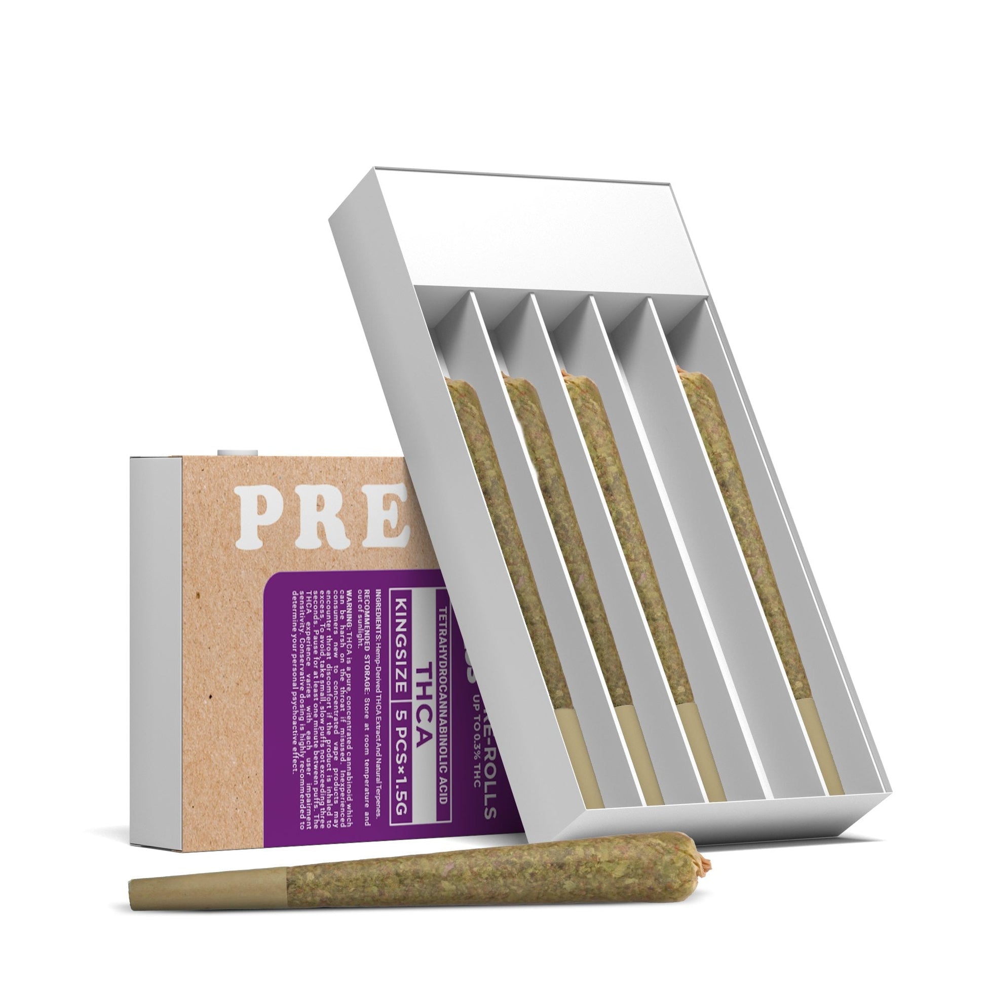1.5g Hindu Kush King Size Pre-Roll - Indica - THCA
