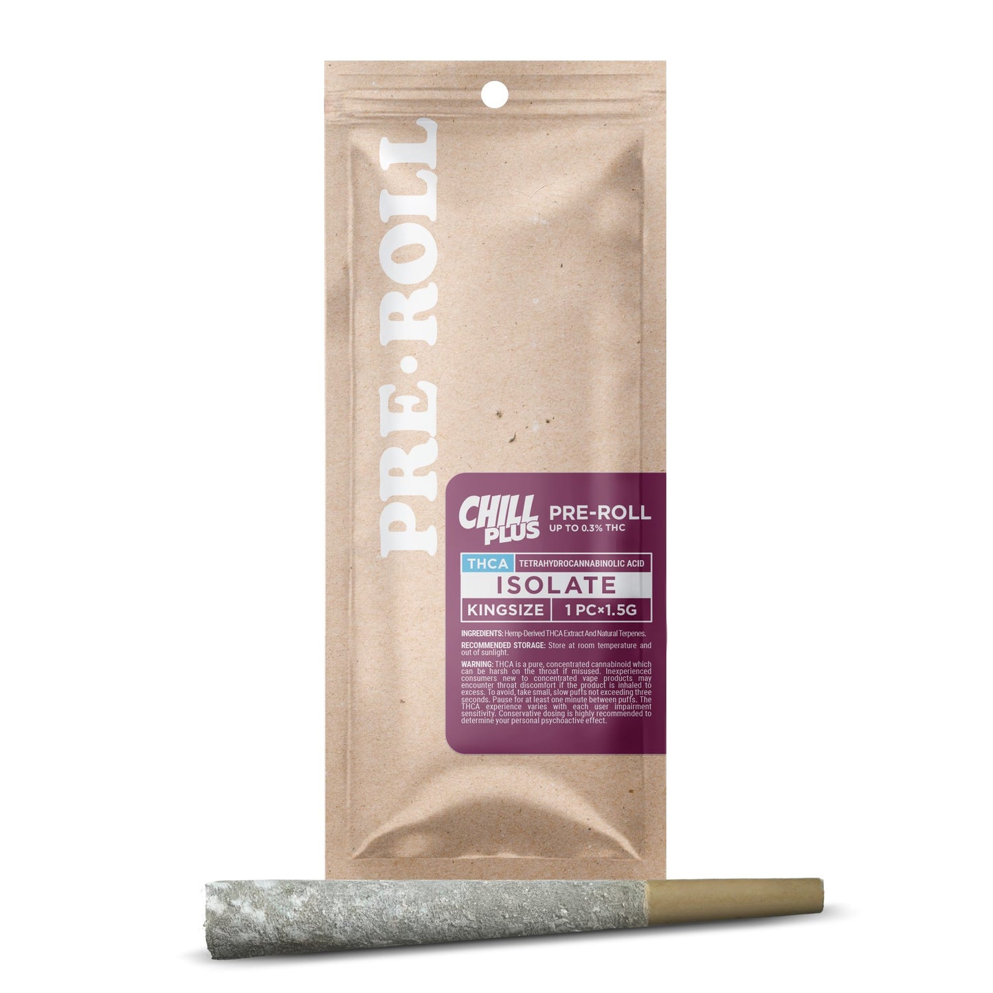 1.5g Isolate Pre-Roll - Hybrid Blend - THCA