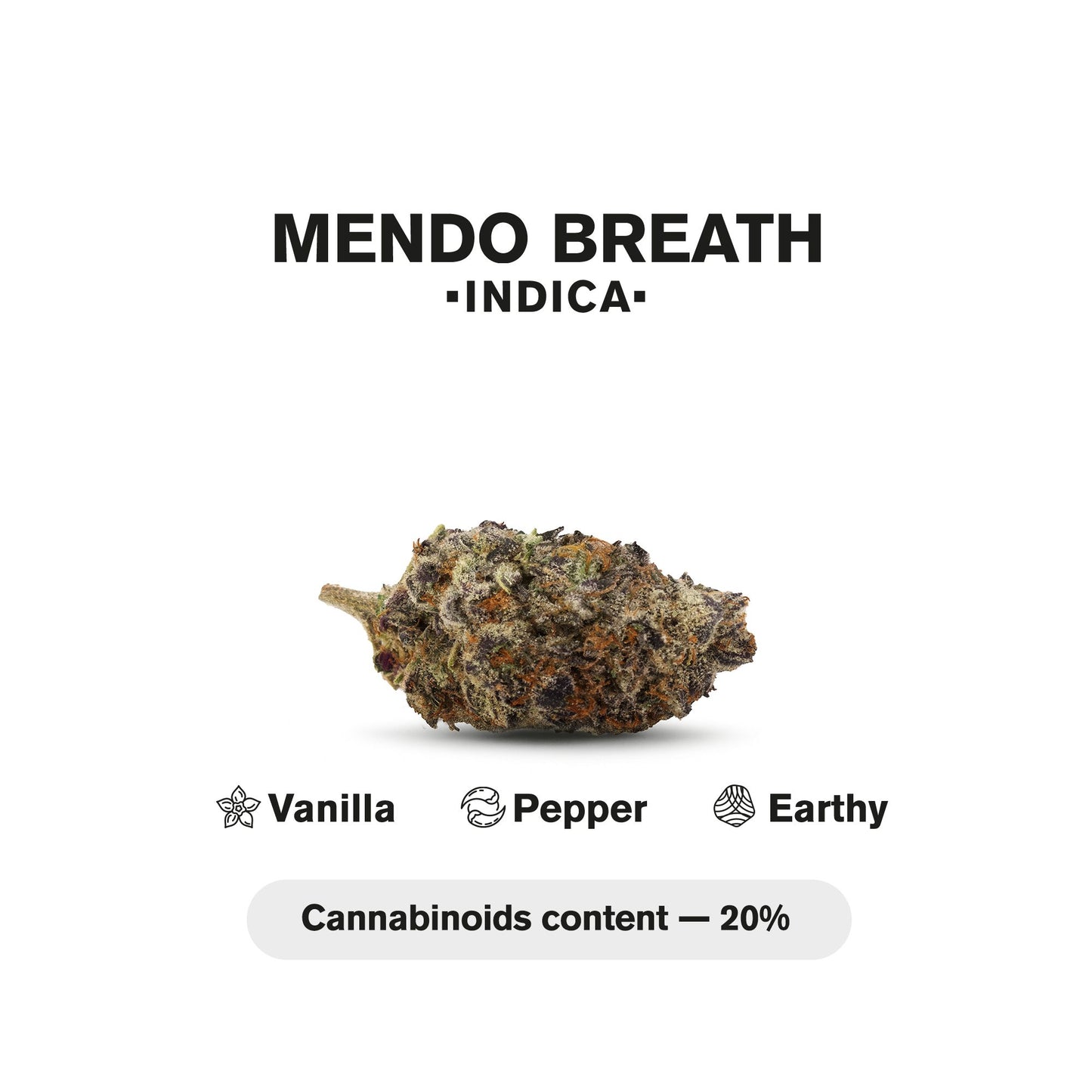 1.5g Mendo Breath King Size Pre-Roll - Indica - THCA