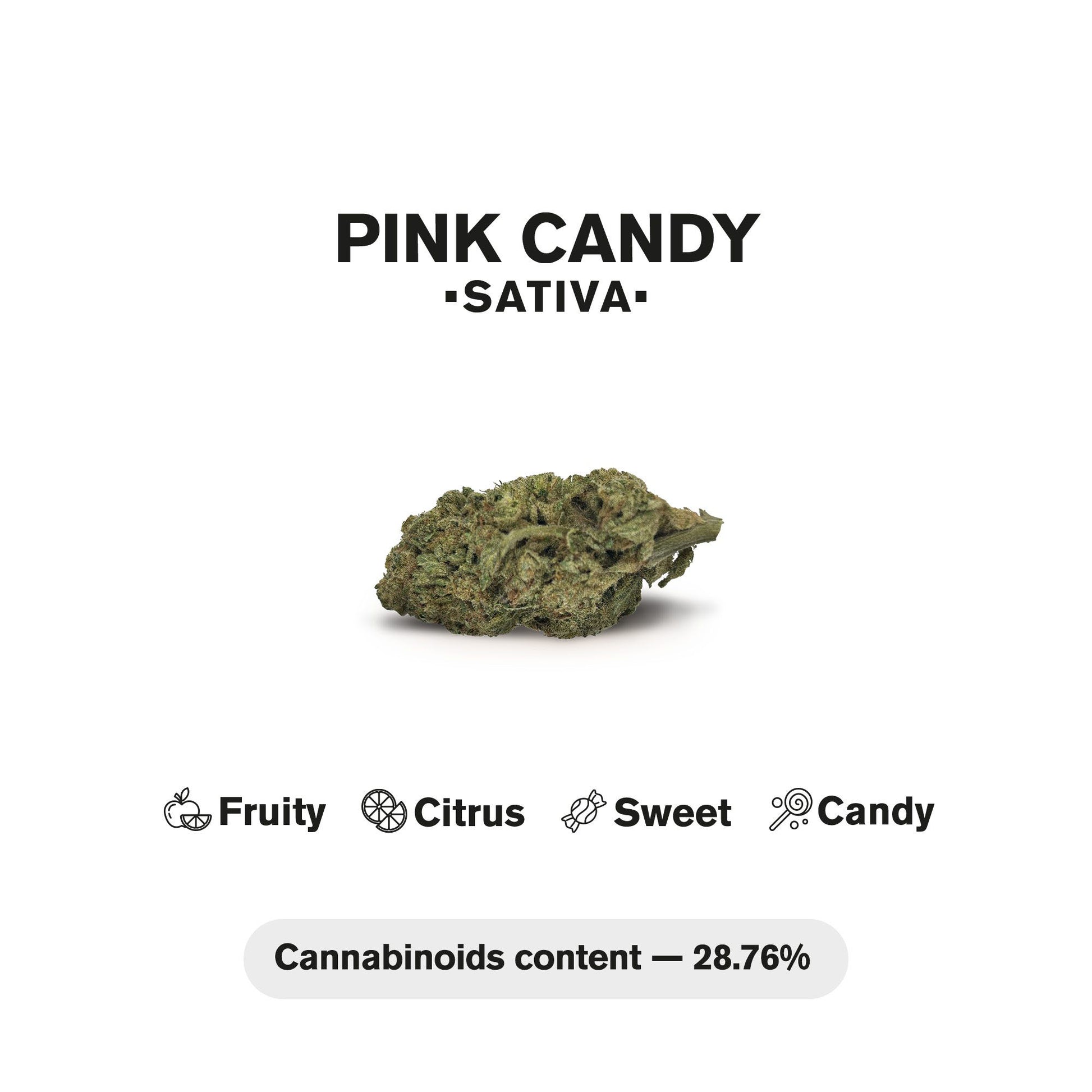 1.5g Pink Candy Strain King Size Pre-Roll - Sativa - THCA