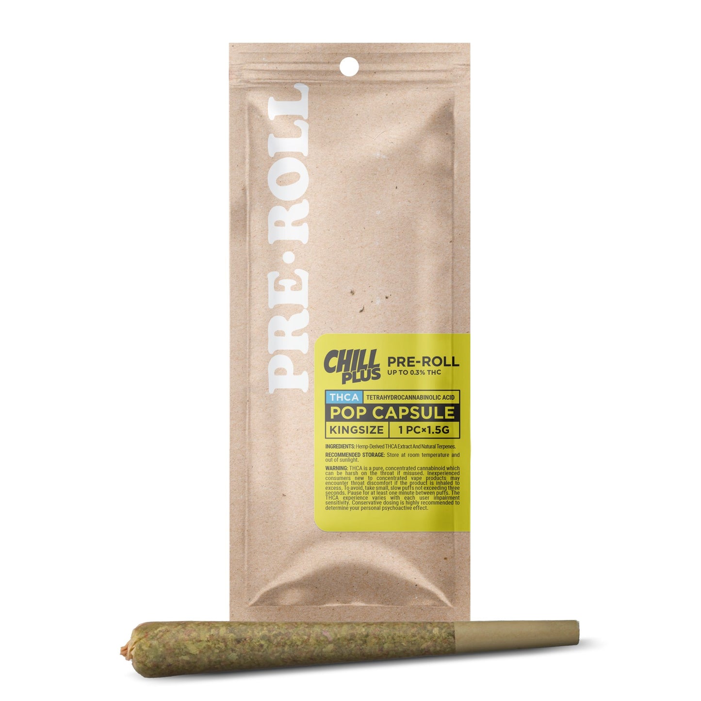 1.5g Pop Capsule Pre-Roll - Indica Blend - THCA