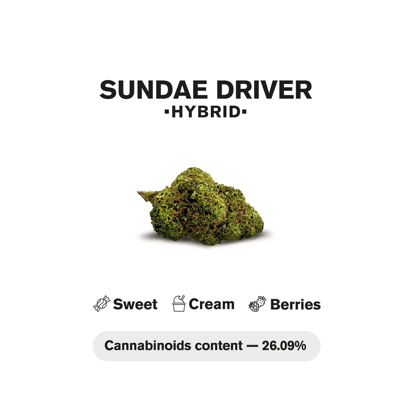 1.5g Sundae Driver King Size Pre-Roll - Hybrid - THCA