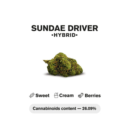 1.5g Sundae Driver King Size Pre-Roll - Hybrid - THCA