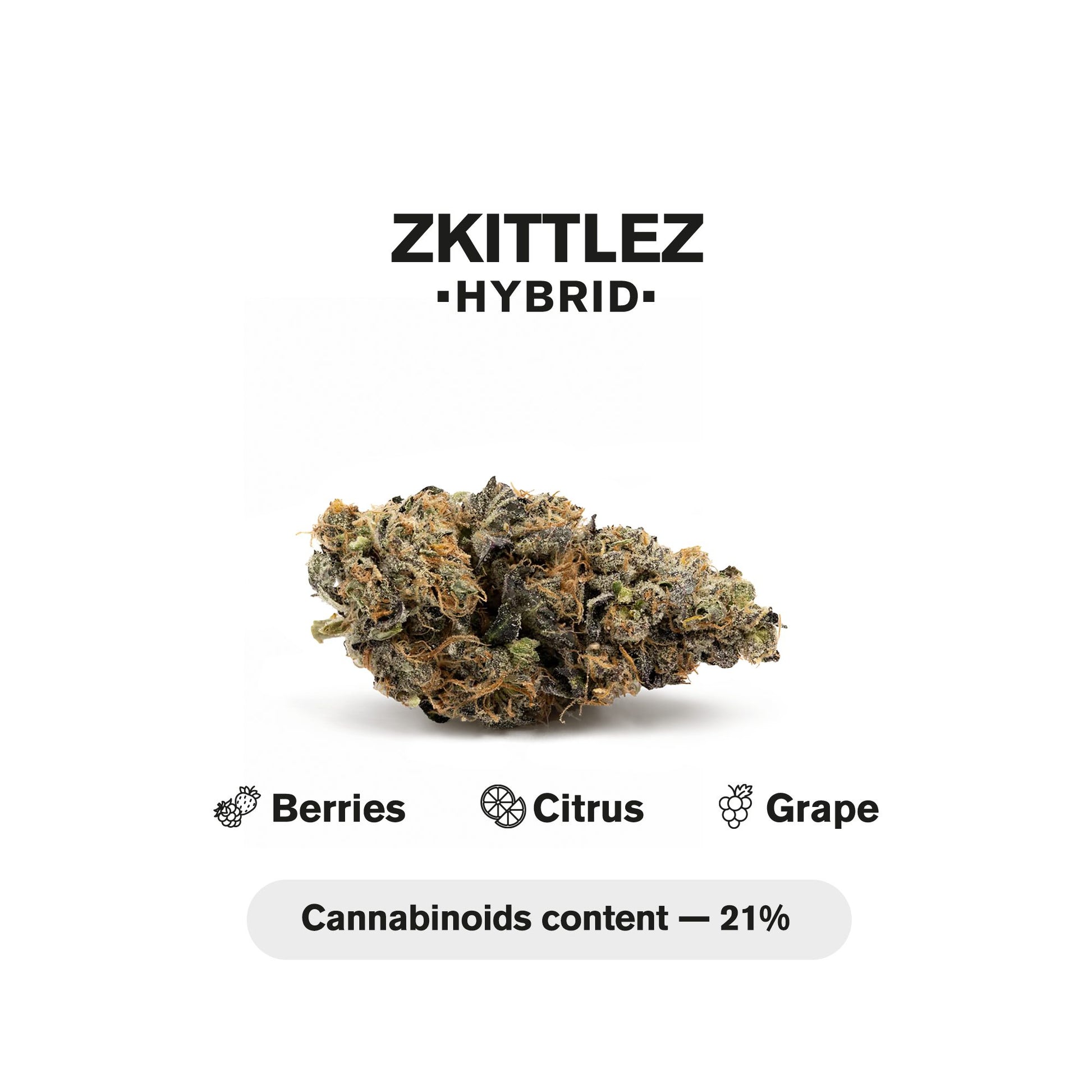 1.5g Zkittlez Strain King Size Pre-Roll - Indica - THCA