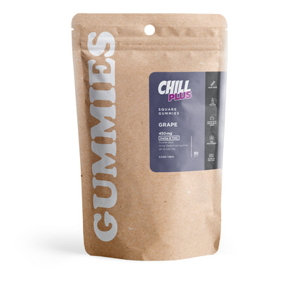 15mg Delta 9 Gummies - Grape - Chill Plus