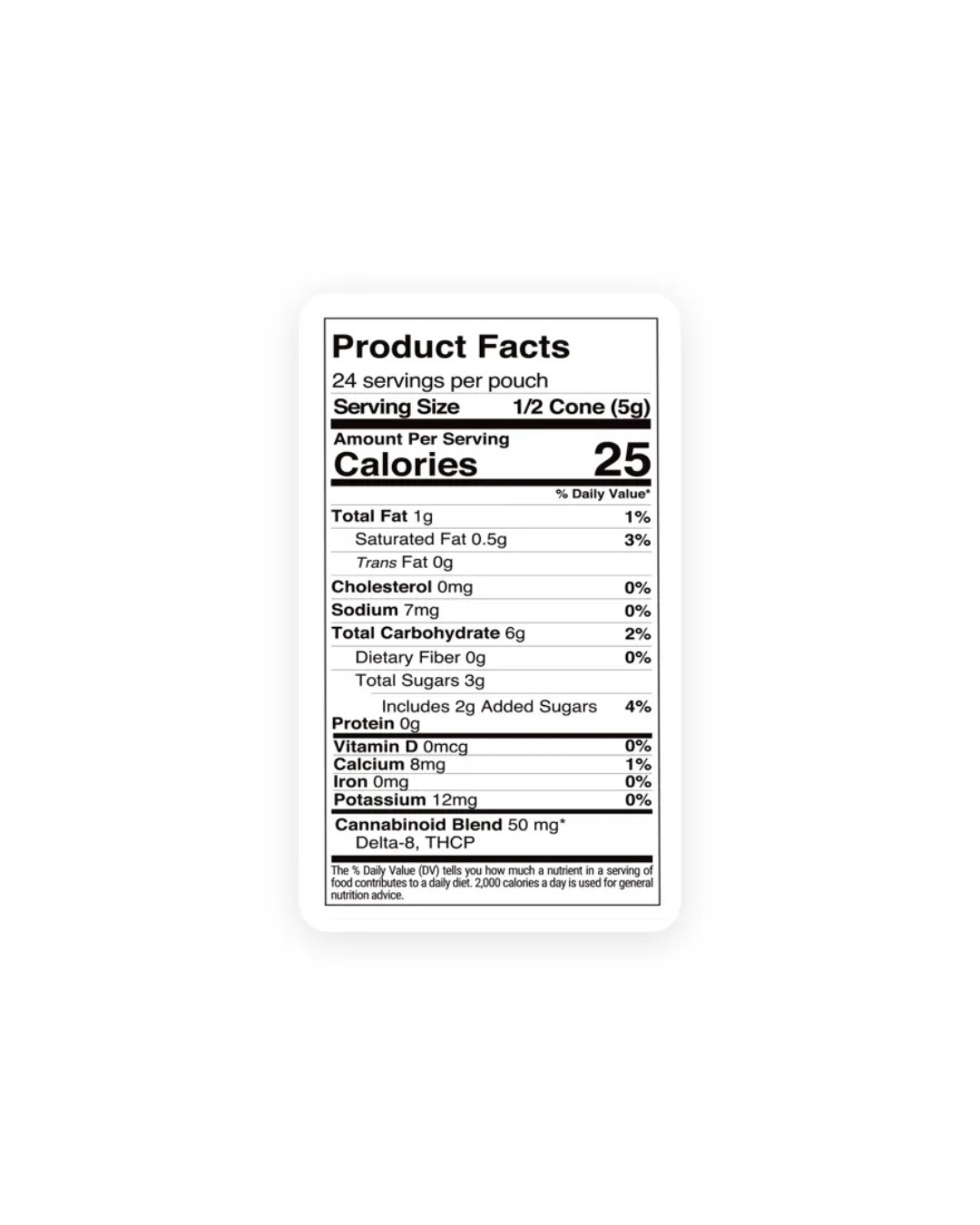 100mg Strawberry + White Chocolate Waffle Cones - D8, THCP - Chill Plus